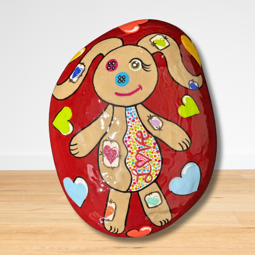 Patchwork Bunny Rock