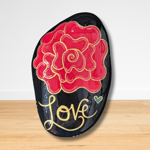 Flower "Love" Rock