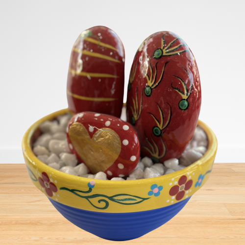 Hand-Painted Succulent "Plant"